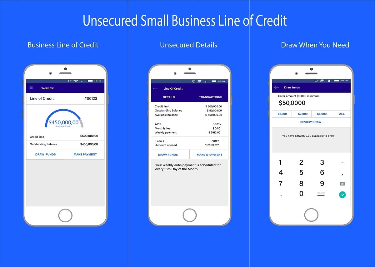 Unsecured Business Credit Line Credit Line Small Business Unsecured Business Line of Credit